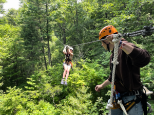 Ziplining in Blue Ridge, GA